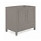 Alaterre Furniture Williamsburg 2pc Wooden Bathroom Vanity Set - 36-in. L Vanity, 30-in. L Rectangular Mirror, Gray AVAN360040B - alternate 4
